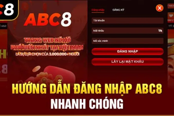 Hướng Dẫn Đăng Nhập ABC8